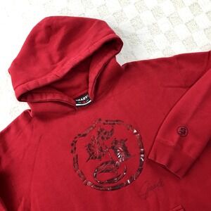 Vintage Y2K Shady Eminem Hoodie Sweatshirt Mens M Red Pullover Hip Hop Rap